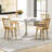 Costway Rubber Wood Windsor Dining Chairs Set Of 2 With Spindle Back For Living Room-252511896
