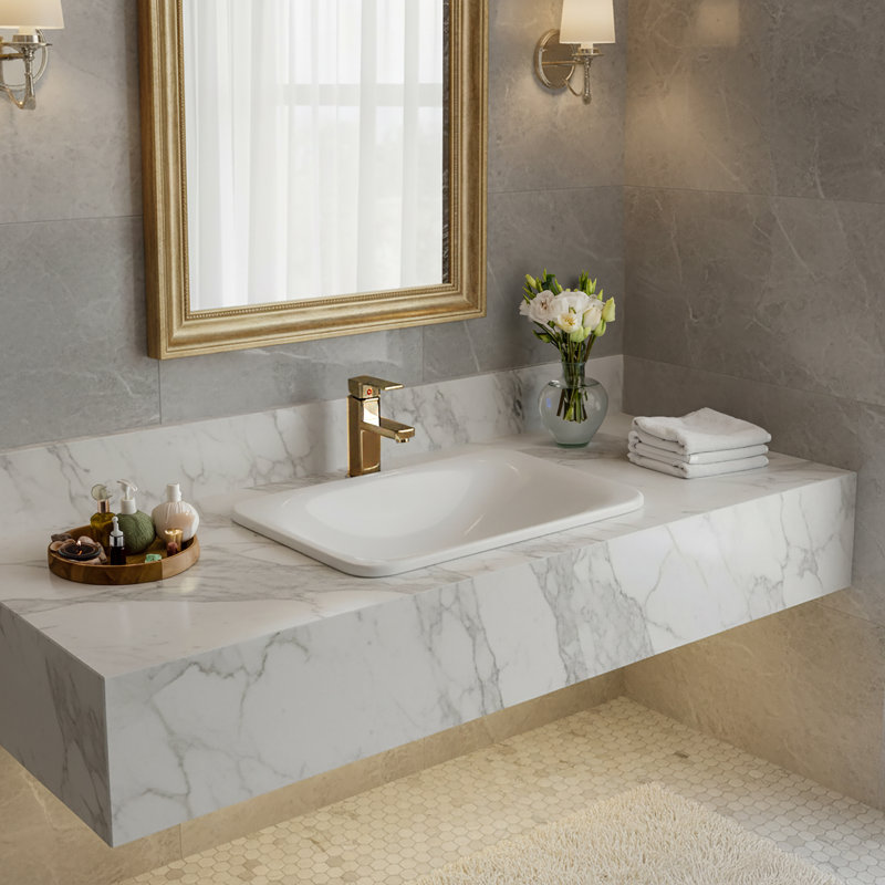 Nantucket Sinks Great Point 14.5 " Vitreous China Rectangular Bathroom Sink