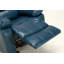 Fauteuil inclinable en cuir bleu marine