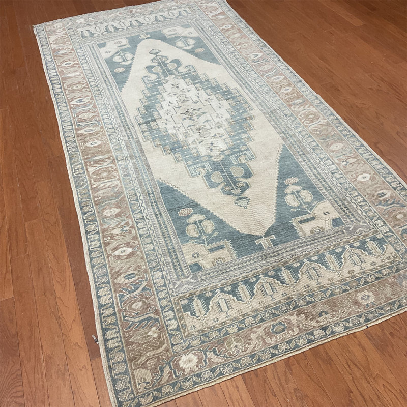Tapis turc en laine Oushak fabriqué à la main Herat