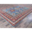 Tapis oriental rectangulaire bleu en laine noué à la main 8 pi 9 po x 12 pi 1 po - MOA102525