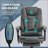 Vinsetto Massage Reclining Office Chair with 7-Point Vibration | Gray | Faux Leather