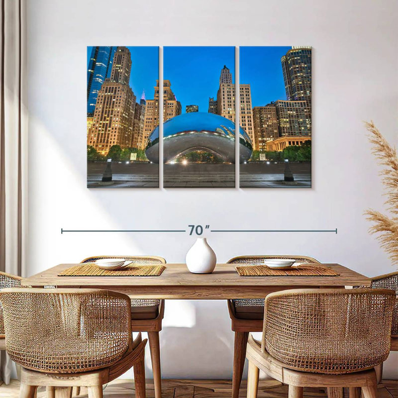 Sireci Cloud Gate Sculpture, 36" H x 57" W