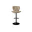 Tabourets de bar réglables à hauteur de comptoir pivotant, tabourets imperméables en similicuir avec repose-pieds Metel, ensemble de 2-815392725