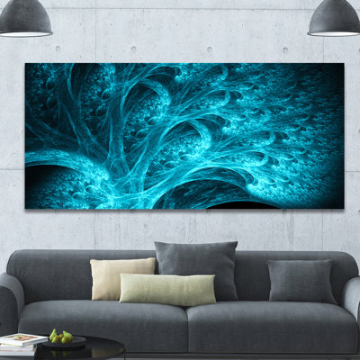 " Magical Blue Psychedelic Forest "