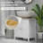 Pedestal Sink Storage Cabinet, Under Sink Cabinet, Bathroom Vanity Cabinet With U-Shape And Adjustable Internal Shelf, White