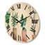 Horloge murale en duo de plantes en pot-63892879
