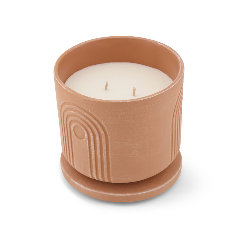 Bougie décorative quotidienne en terre cuite Glow And Grow