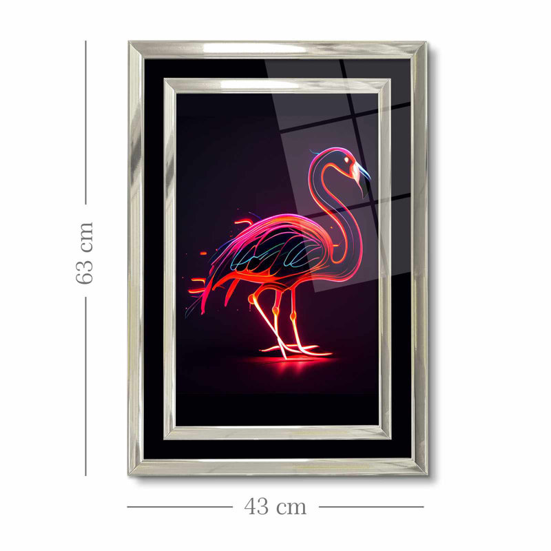 Elegant Decorative Framed Painting, 17.0 x 25.6 inches | 100% Acrylic Glass (Thickness: 0.04 inches) & Solid Wood Frame (Thickness: 1.0 inches) | Perfect Wall Art for Living Room, Bedroom & Office Decor