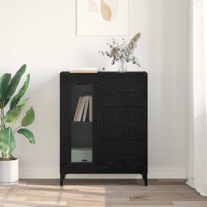 Sideboard Accent Chest, Black Oak