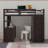 Twin Loft Bed With Drawers,Desk And Wardrobe-2124496878