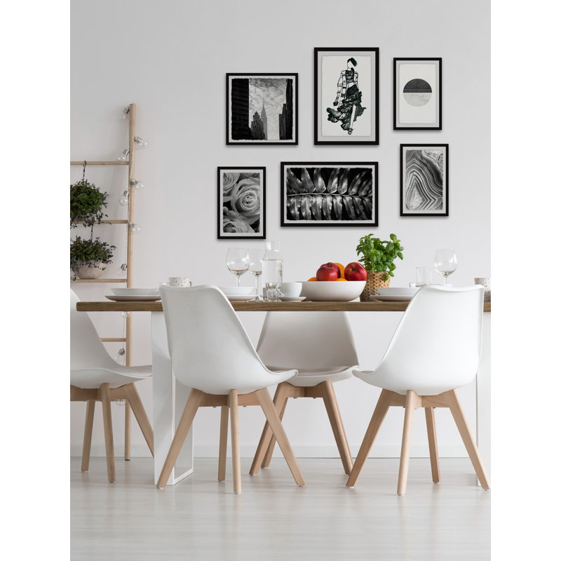 Allessio " Rhythmic Wonders " 6 Piece Art Black and White Photography Set