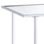 Console moderne en simili marbre miroitant