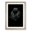 Black Panther in the Shadows in Abstract - Picture Frame Graphic Art Print-55686346-55686347