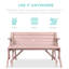 Table de pique-nique / banc de jardin-1044214229
