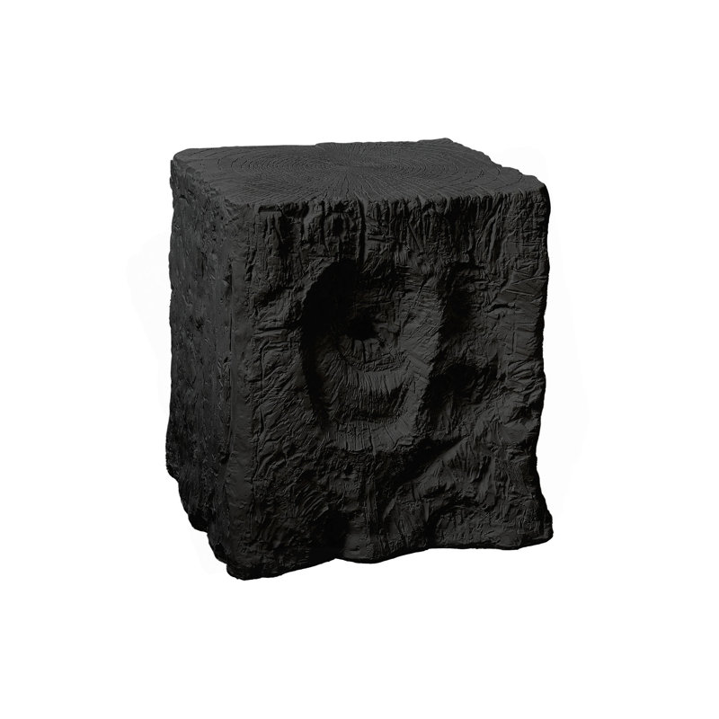 Accent Table/ 25"H/ Indoor Or Outdoor/ End/ Nightstand/ Side Table/ Square/ Living Room/ Bedroom/ Contemporary/ Modern, Black