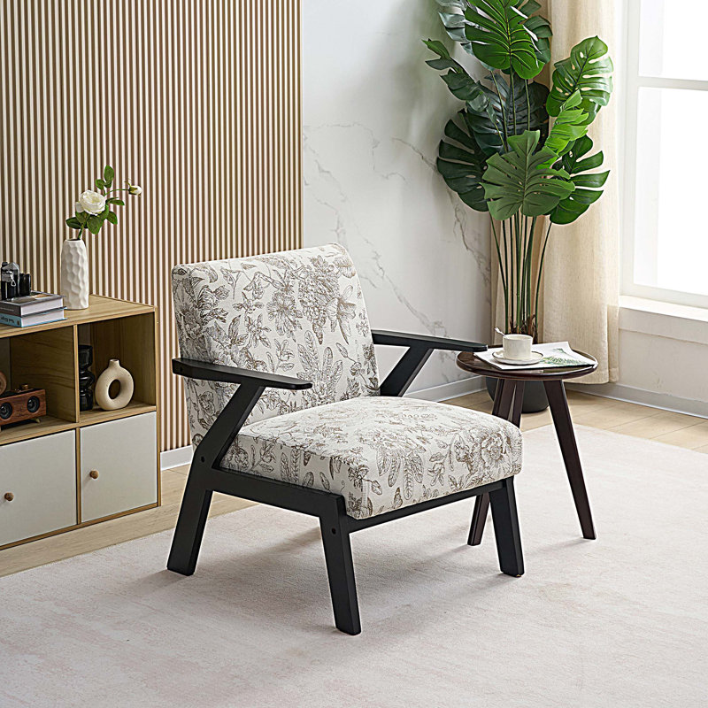 Fauteuil d'appoint avec coussin Mid-Century