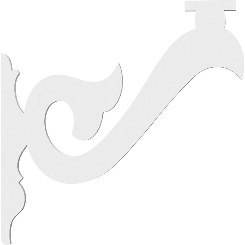 Support de qualité architecturale Hurley, L 5/8 po x P 18 po x H 18 po, Florence, PVC