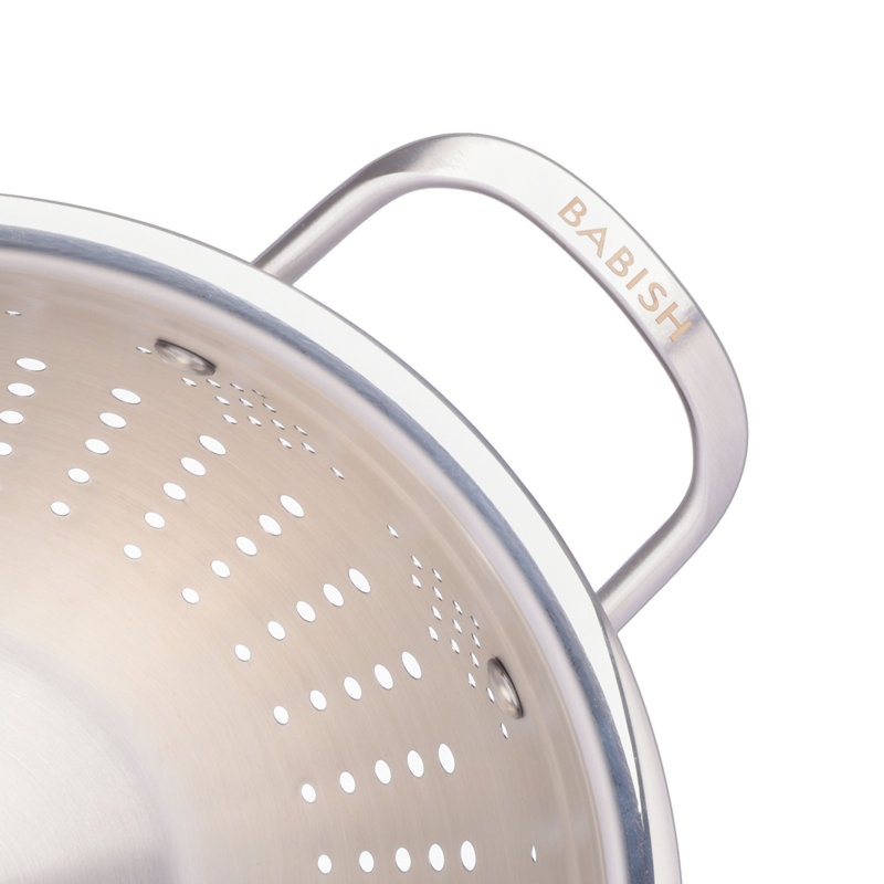 Babish 5-Quart Stainless Steel Colander