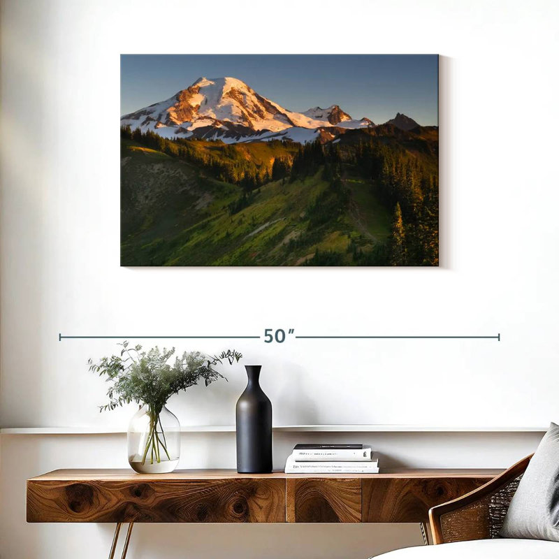 Alvord Sunrise Over Mt. Baker, H 24 po x l 36 po