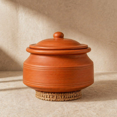 Casserole en argile non émaillée Swadeshi Blessings