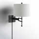 Sean Single Light Dimmable Plug-in Swing Arm Sconce