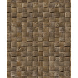 Woods and Wicker Collection 3D Rattan Weave Optics Wallpaper Roll