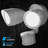 2 - Head LED Hardwired Dusk to Dawn Outdoor Security Flood Light with Motion Sensor-1377370693