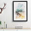 Sunshine on a Beach in Greece - Picture Frame Painting Print-56852801-56852808