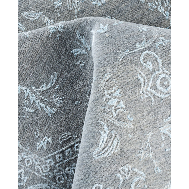 Overdyed One-of-a-Kind 9' 0" X 12' 3" Hand Knotted Area Rug