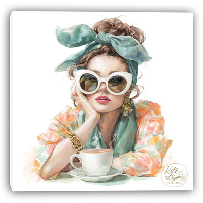 Mint Morning Wrapped Canvas Wall Art