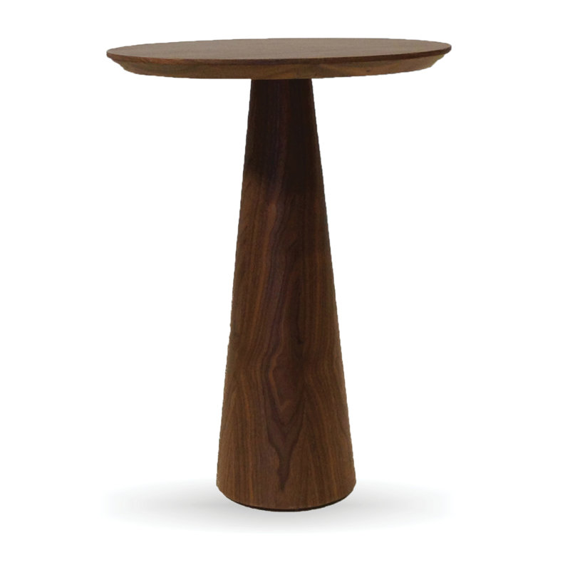 Grande table de bout Tower, Noyer, H 24 po x l 18 po x P 18 po