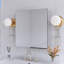Rectangular Aluminum Medicine Cabinet With Mirror-115137211