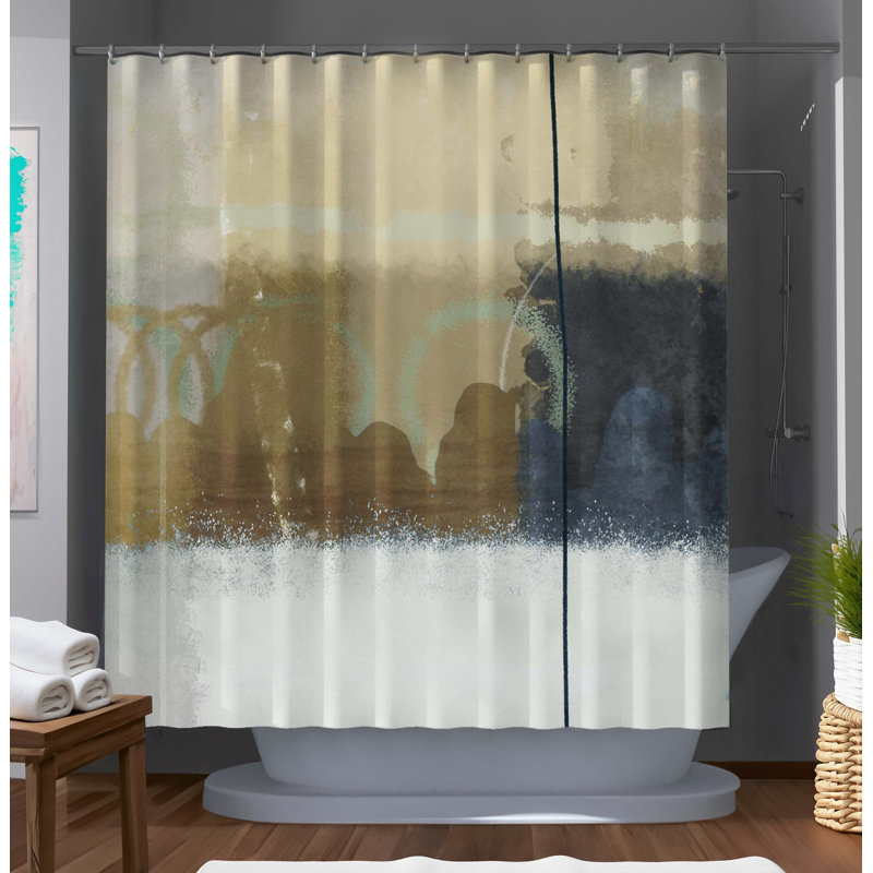 Abstract Shower Curtain