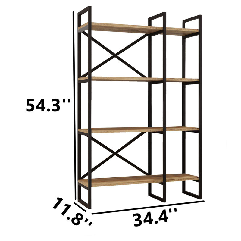 Étagère à livres H 54,3 "x l 34,4" Linderman
