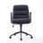 Black Office Chair, Mid Back Home Office Desk Task Chair, With Wheels And Arms, Ergonomic Pu Leather Computer Rolling Swivel Chair, With Padded Armrest, The Back Of The Chair Can Recline 40°, Sw1741bk-1148293812