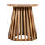 Table d'appoint d'extérieur en bois d'acacia avec élégance rustique et fabrication résistante aux intempéries pour une utilisation polyvalente à l'extérieur.-1166210384