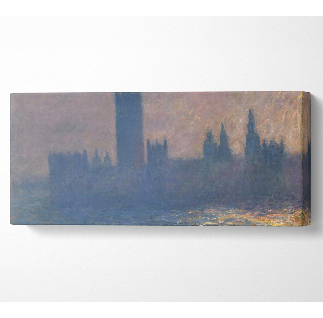 Monet Houses Of Parliament - Kunstdrucke auf Leinwand