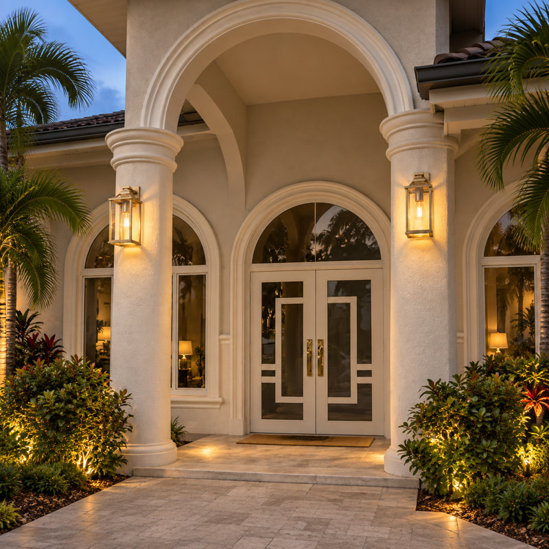 Amal 1-Light Brass Outdoor Sconce