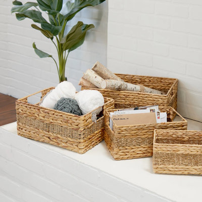 Kriebel Seagrass Handmade 4-Piece Nesting Basket
