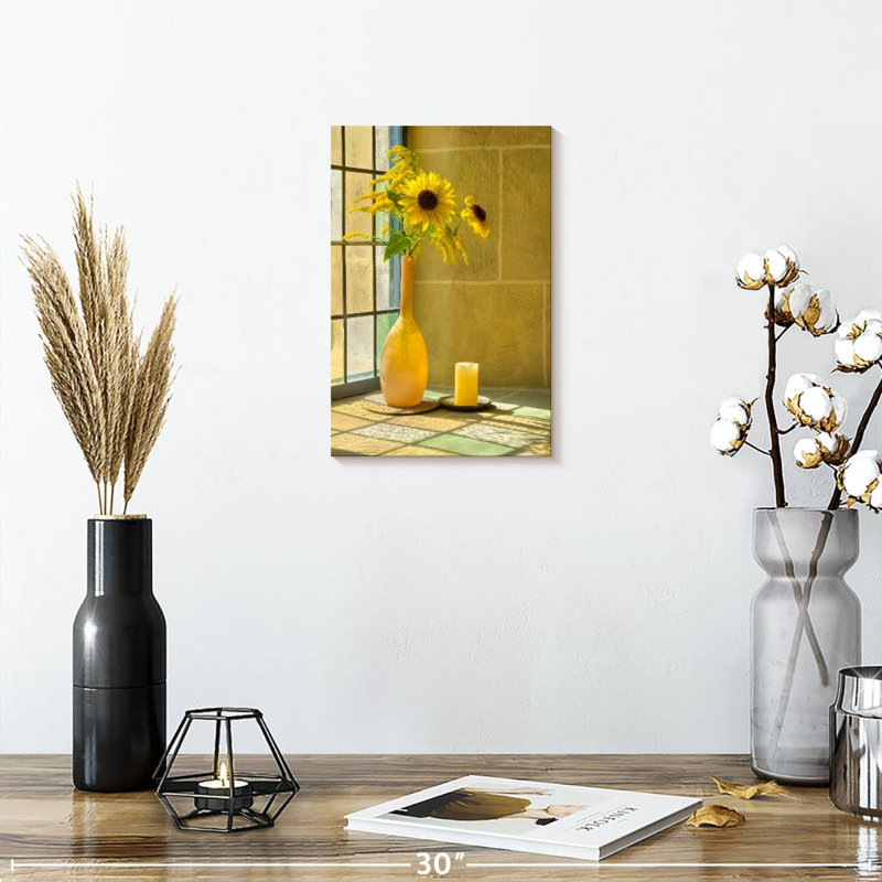 Harnek Sunflower Window, 48" H x 32" W