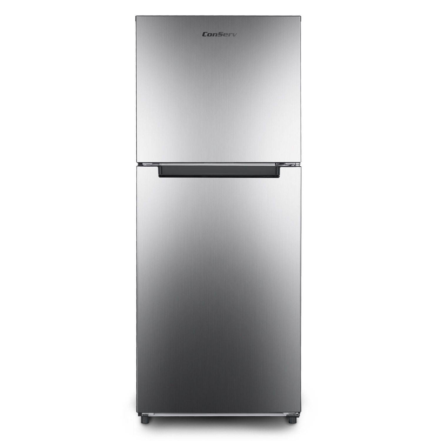 Conserv 10cf Top Freezer Refrigerator 24in Frost Free E-Star Quiet 43dB 110V SS | Fridge.com