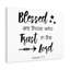Trust In The Lord Jeremiah 17:7 - Wrapped Canvas Print