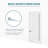 36 in. x 84 in.Left-Handed Solid Core White Primed Composite Single Prehung Interior Door Oil Bronze Hinges-122017462-122017465