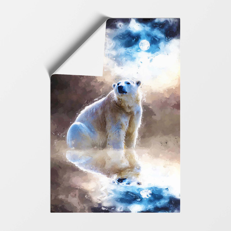 Polar Bear - Frameless Print, 59.4 cm H x 42 cm W