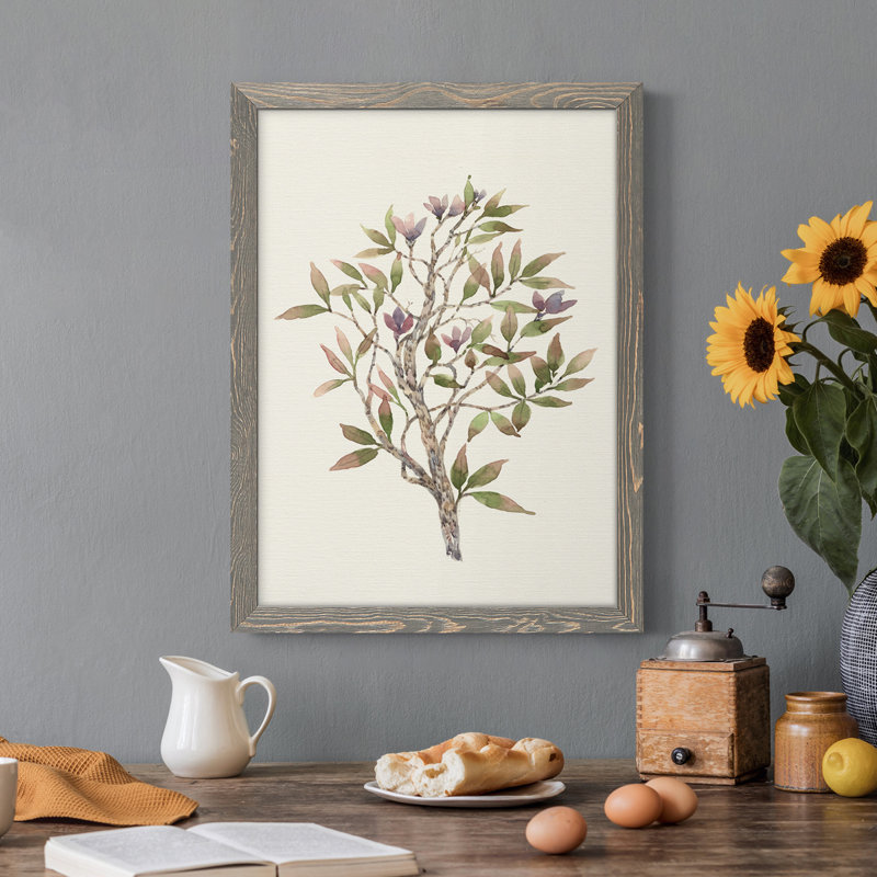 " Twig Study II ", Grey Framed, 28" H x 38" W x 1" D