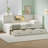 Corner Bed Frame With Drawer And And Bookcase