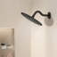 Bras de douche mural de remplacement pour bras de douche de 8 pouces avec bride pour pomme de douche