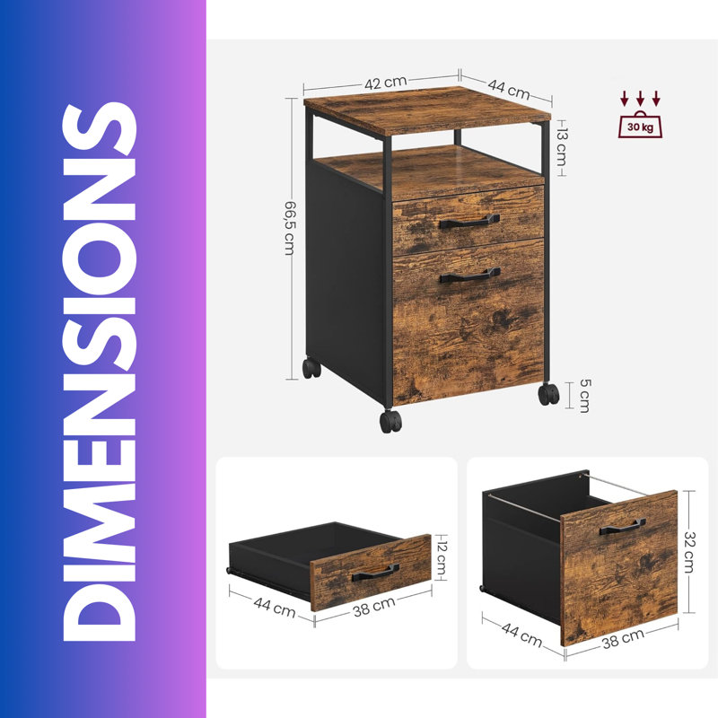 2 Drawer Filing Cabinet