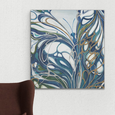 Vol du papillon - reproduction sur toile tendue